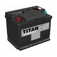 TITAN Standart 60 Ач, п/п STANDART 6CT-60.1 L